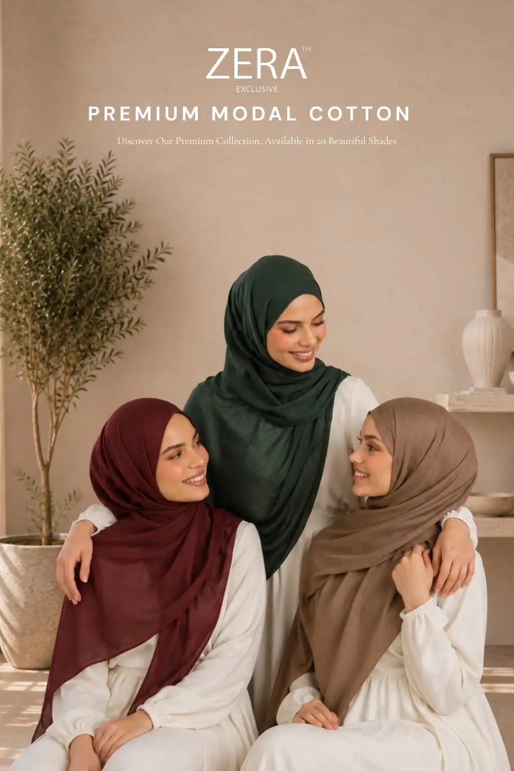 IMPORTED PREMIUM ZERA Modal hijab