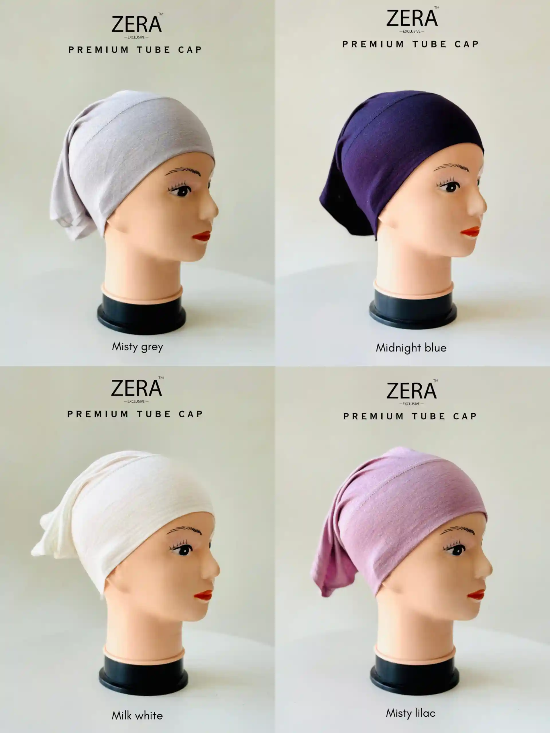 PREMIUM MALAYSIAN  BAMBOO JERSEY TUBE CAP thumbnail 4