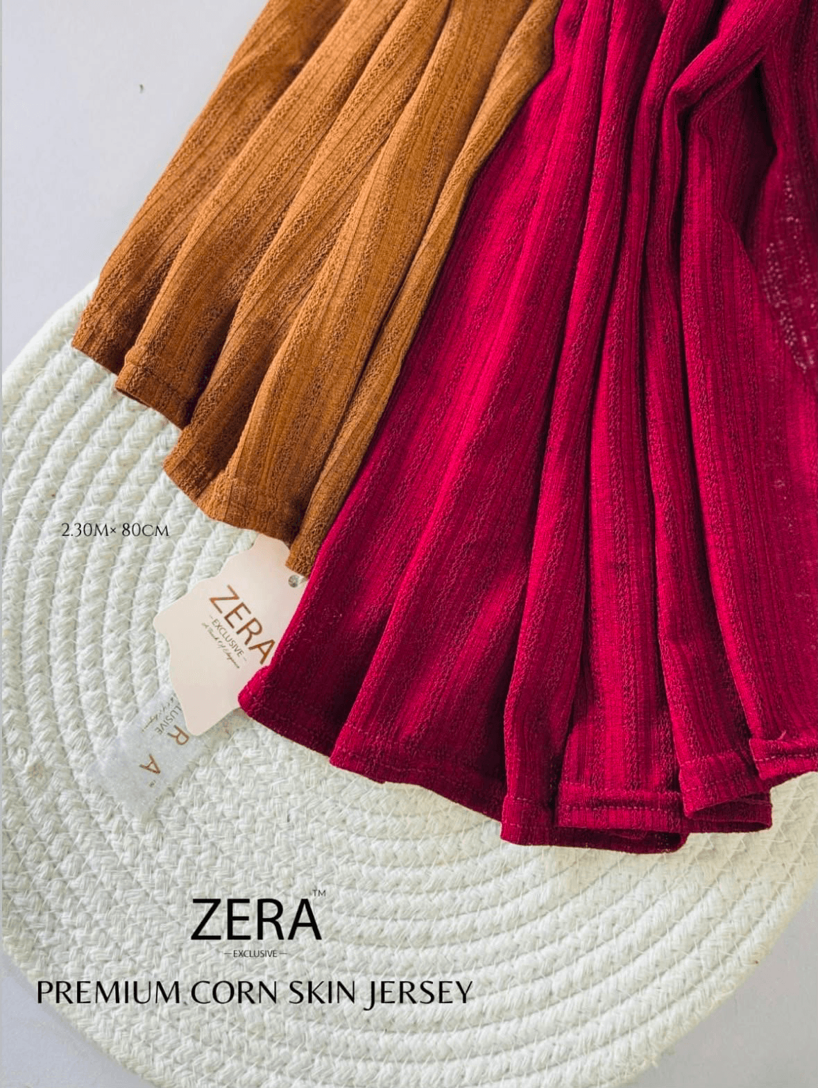 Premium Zera Corn jersey Hijab thumbnail 4