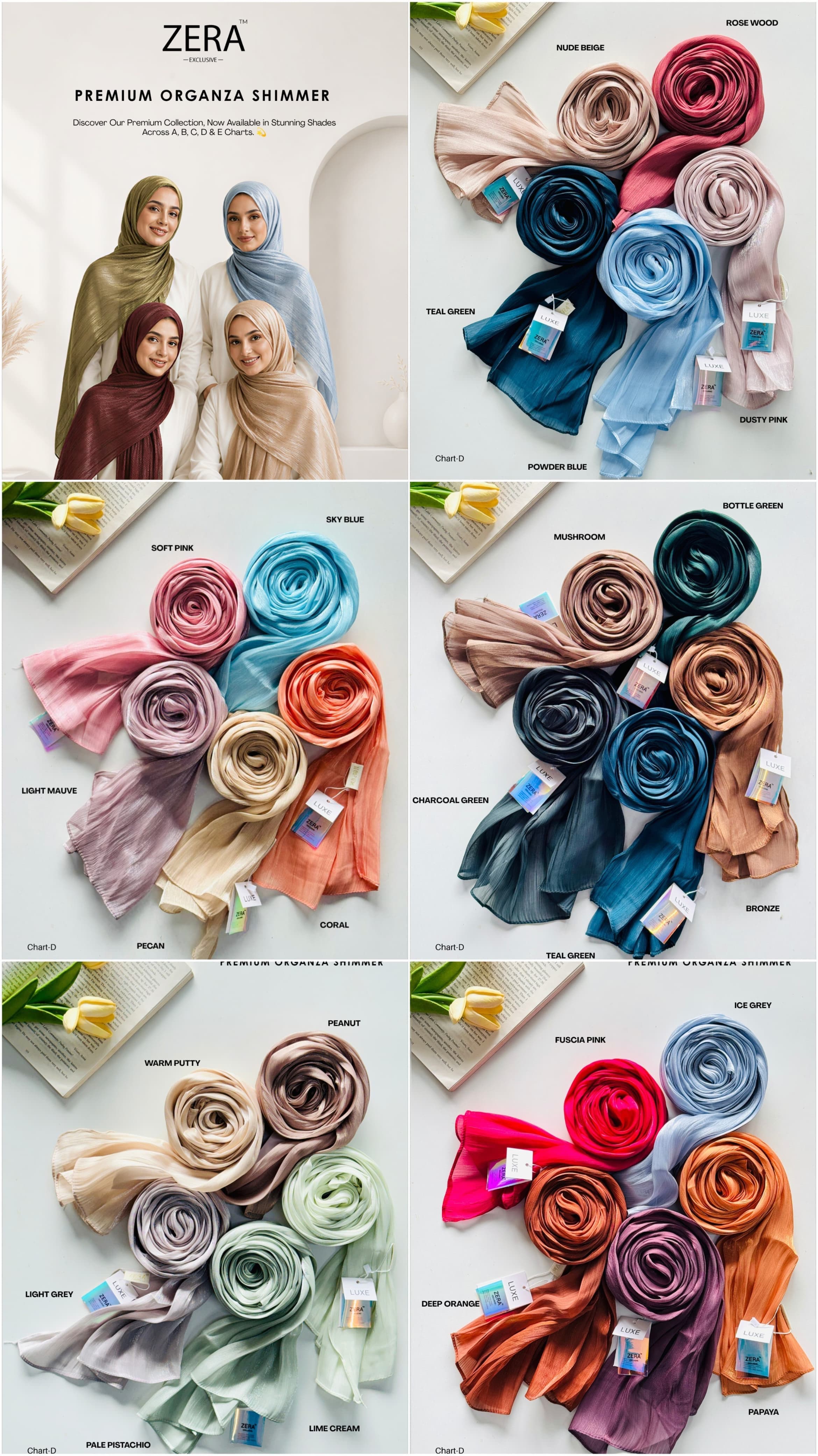 ZERA PREMIUM ORGANZA SHIMMER