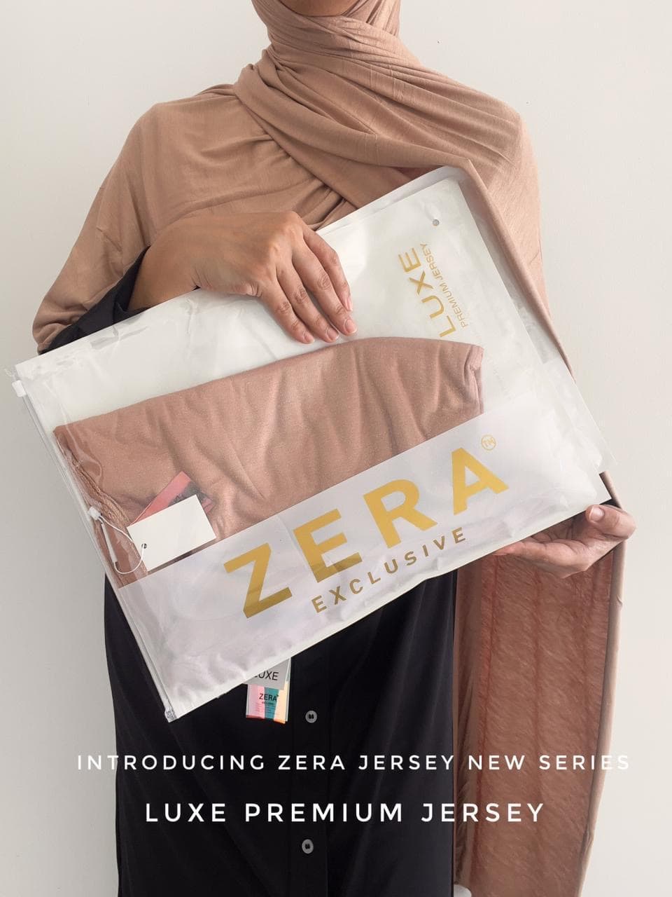 IMPORTED PREMIUM ZERA LUXE JERSEY HIJAB 75 colours 