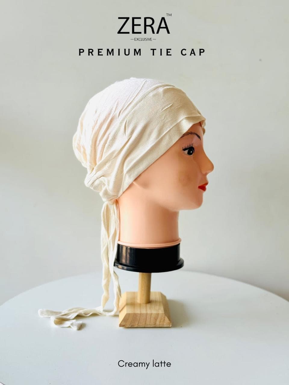 ZERA EXCLUSIVE PREMIUM MALAYSIAN BAMBOO JERSEY TIE CAP  thumbnail 2